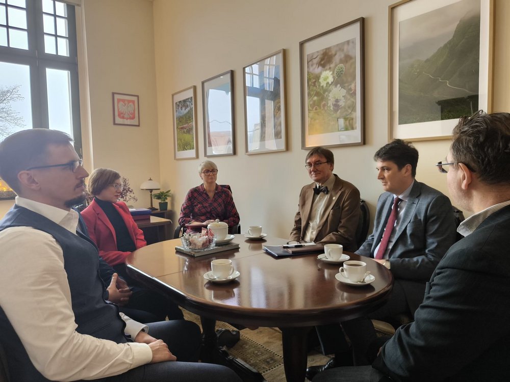 Wizyta wizyty Ambasadora Republiki Czarnogóry na Uniwersytecie Łódzkim